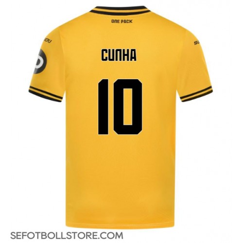 Wolves Matheus Cunha #10 Replika Hemmatröja 2024-25 Kortärmad